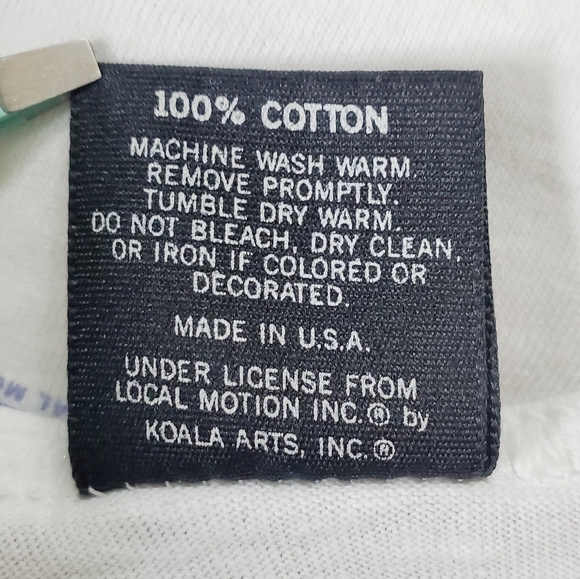 VTG Local Motion 80s 90s Hawaii Tank Top XL White Double Sided Single Stitch USA - Picture 10 of 10